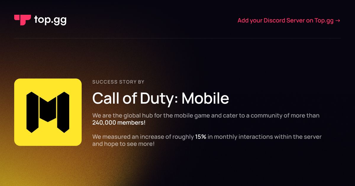 servidor discord call of duty mobile brasil