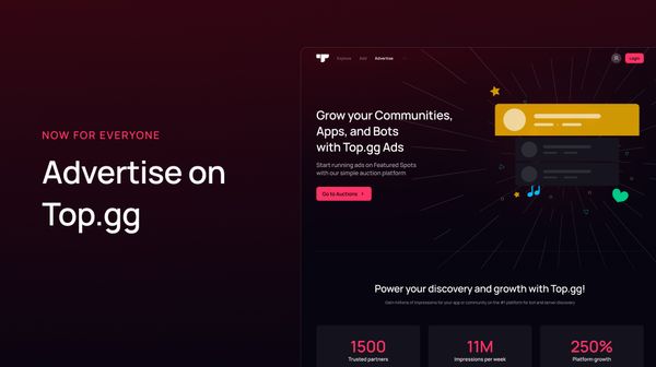Advertising on Top.gg: Introducing CPM Bidding & Auctions For All